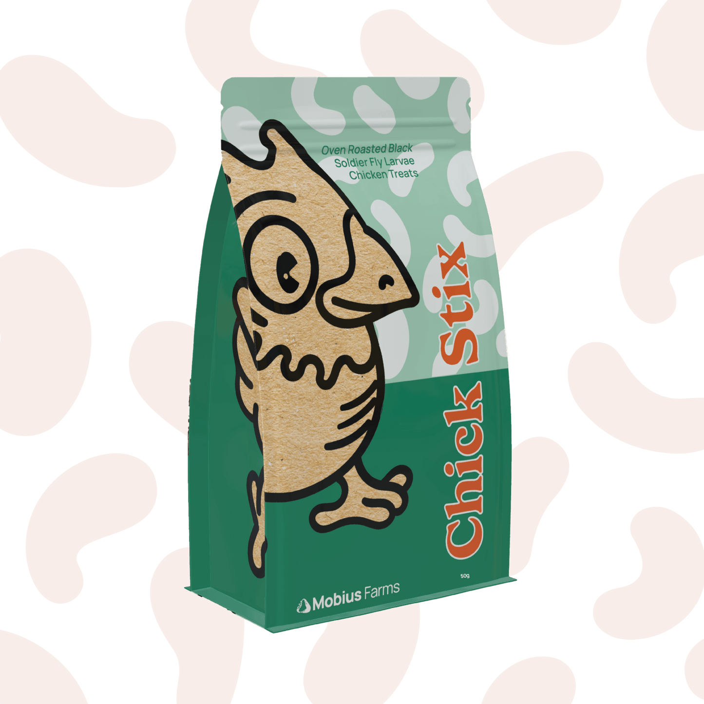 Chick Stix - Black Soldier Fly Larvae (Roasted)