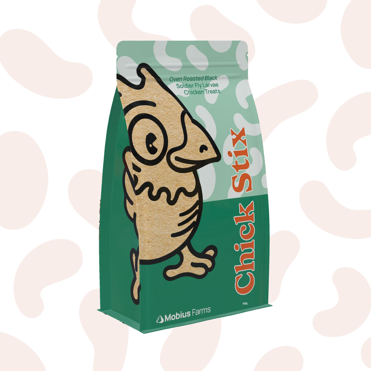 Chick Stix - Black Soldier Fly Larvae (Roasted)